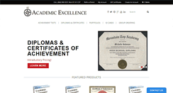 Desktop Screenshot of academicexcellence.com